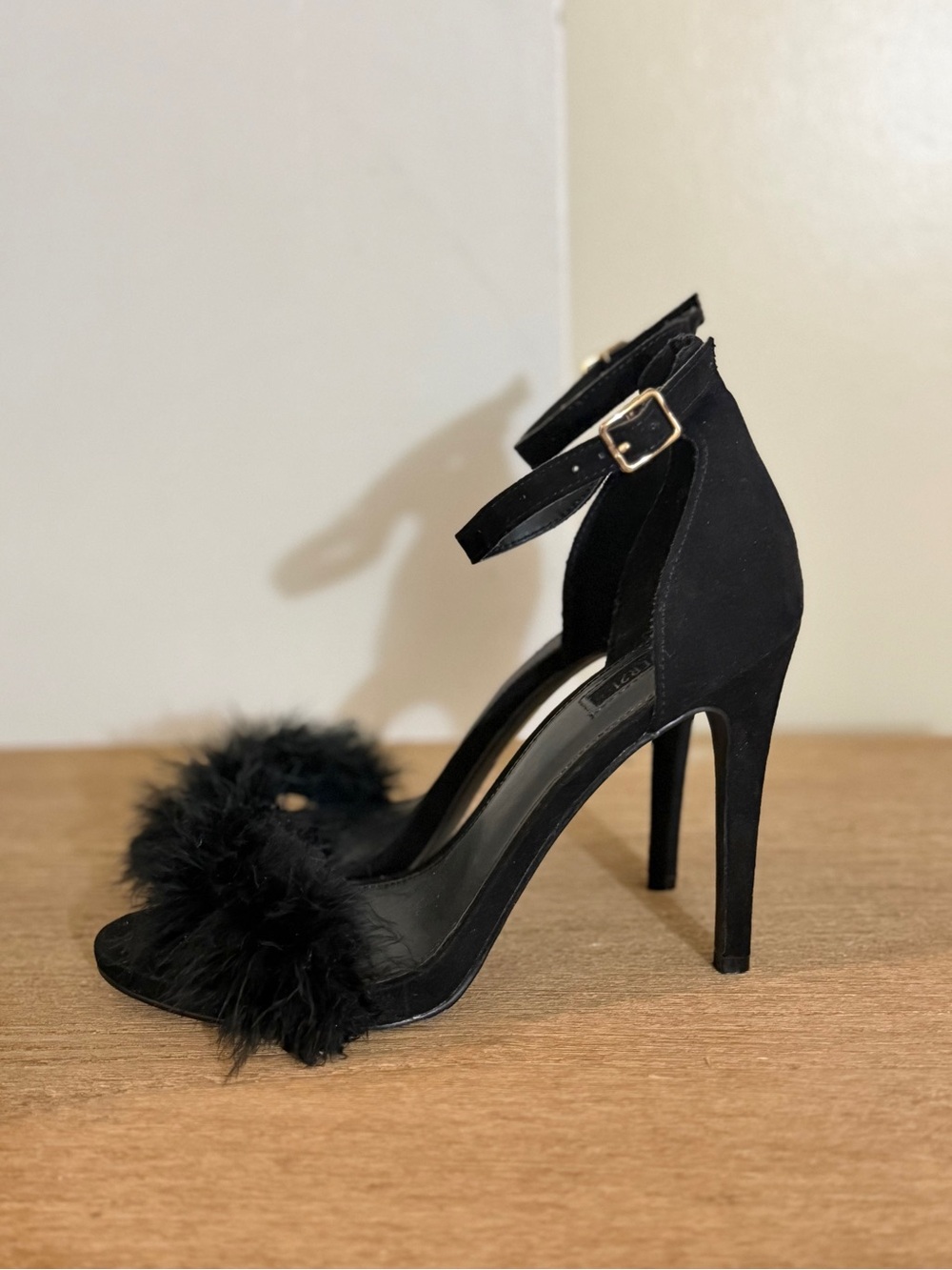 SOLD forever 21 Feather Strap Heels